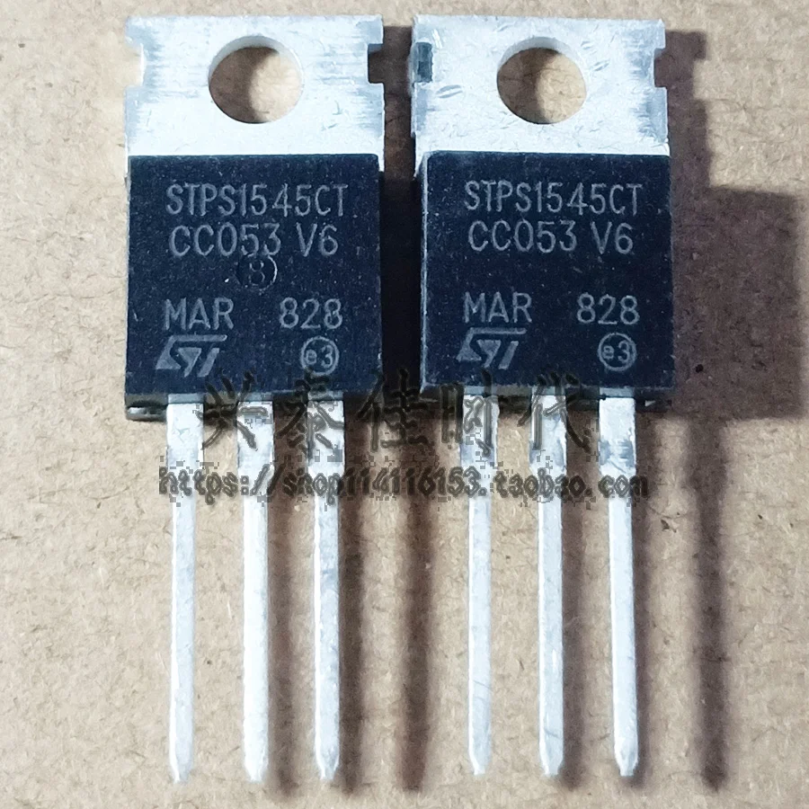 

Оригинал 2 шт./STPS1545CT 15A/45V TO-220
