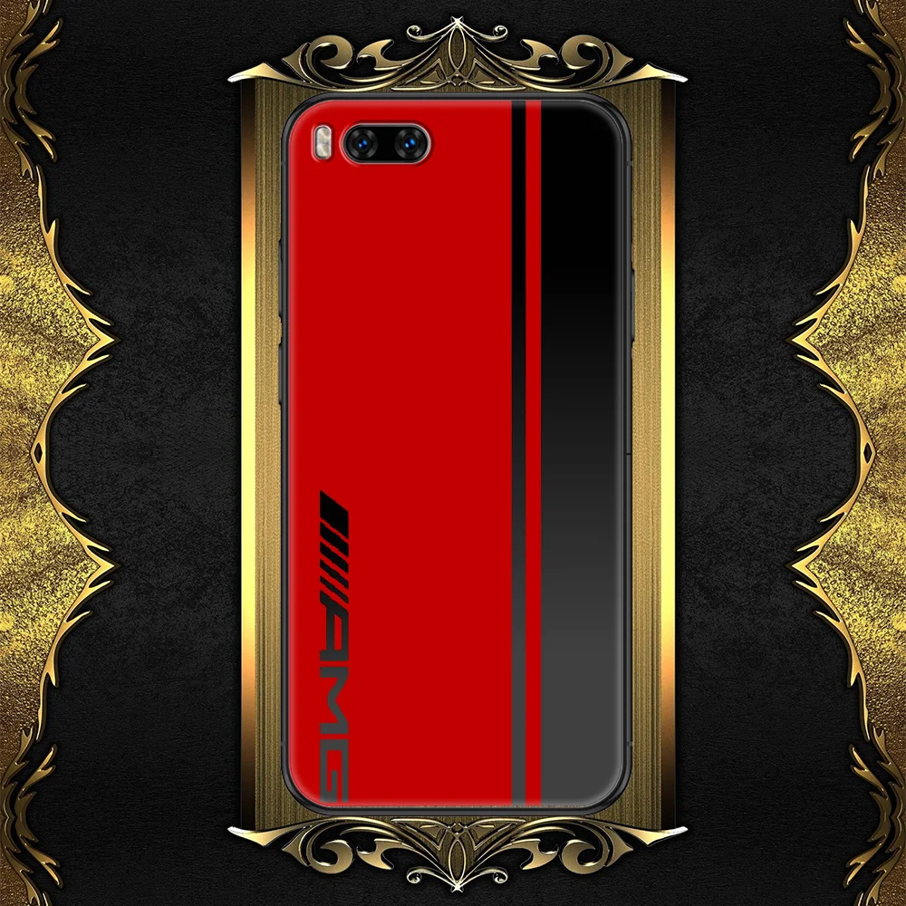 

Sport Car Benz-compatible-AMG Phone case For Xiaomi Mi Max Note 3 A2 A3 8 9 9T 10 Lite Pro Ultra black trend funda pretty