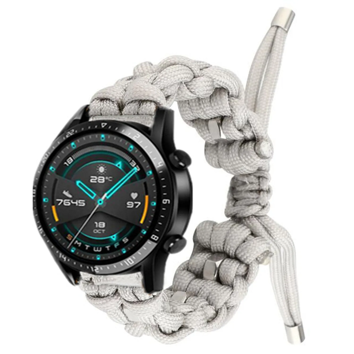 Новый Зонт веревка Frabic петля для Huawei GT 2 Amazfit 22 мм браслет ремешок Samsung Gear S3 Galaxy Watch 46