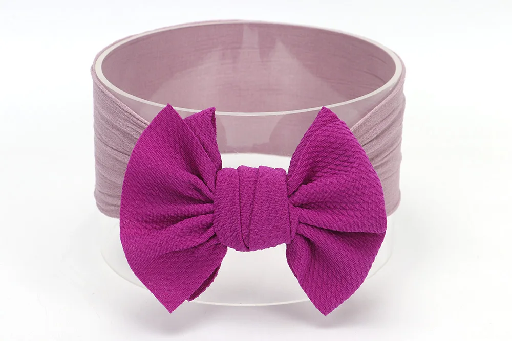 Новые продукты хит продаж нейлоновая лента для волос с креативным бантиком