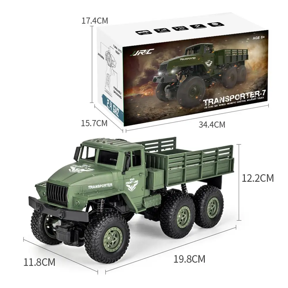 1/16 RC военный грузовик 6 колесный привод дистанционного управления внедорожный Радиоуправляемый автомобиль модель дистанционного управления альпинистская машина детская игрушка подарок