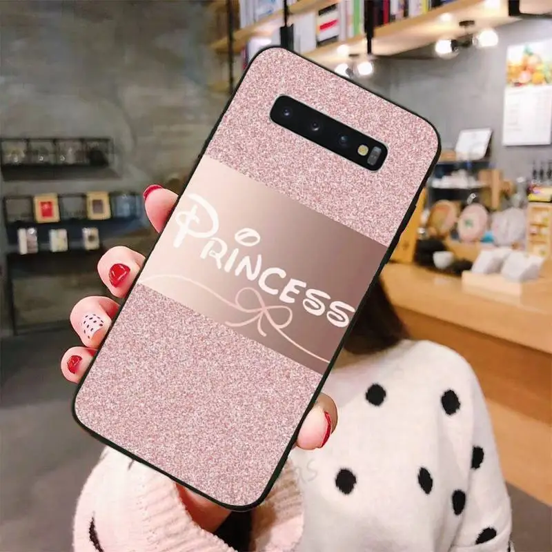 

Queen princess crown Phone Case For Samsung A50 A51 A71 A20E A20S S10 S20 S21 S30 Plus ultra 5G M11 funda shell