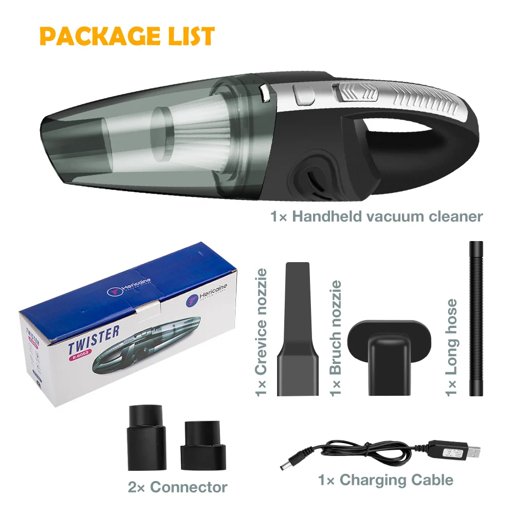 

New Portable Handheld Vacuum Cleaner Dry Mini Rechargeable Suction Portable For Car Vacuum Cleaner Strong Suction Home Aspirator