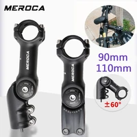 meroca adjustable 60 degree riser 90mm 110mm31 8mm xc mountain bike mountain road bike bicycle bike 28 6mm90mm 28 6mm110mm