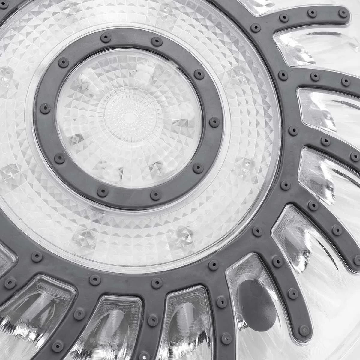 

LED Rainfall Shower Head 7 Color Automatic Changing Temperature Adjustable High Pressure Water Saving Round Sprayer No Battery