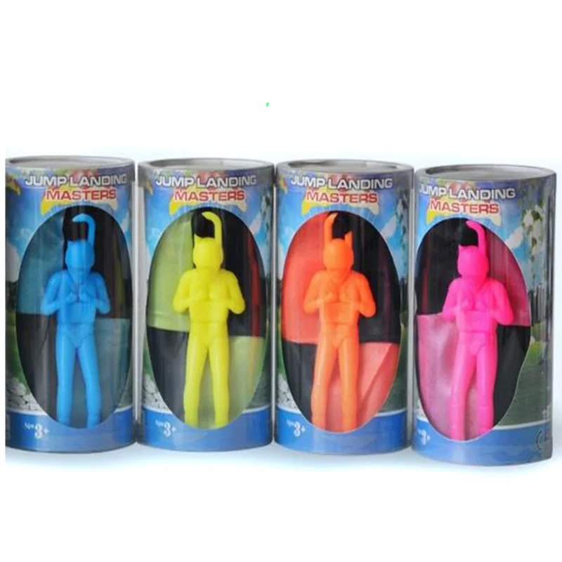 4 шт. ручная метка мини солдат парашют смешная игрушка детская игра под открытым