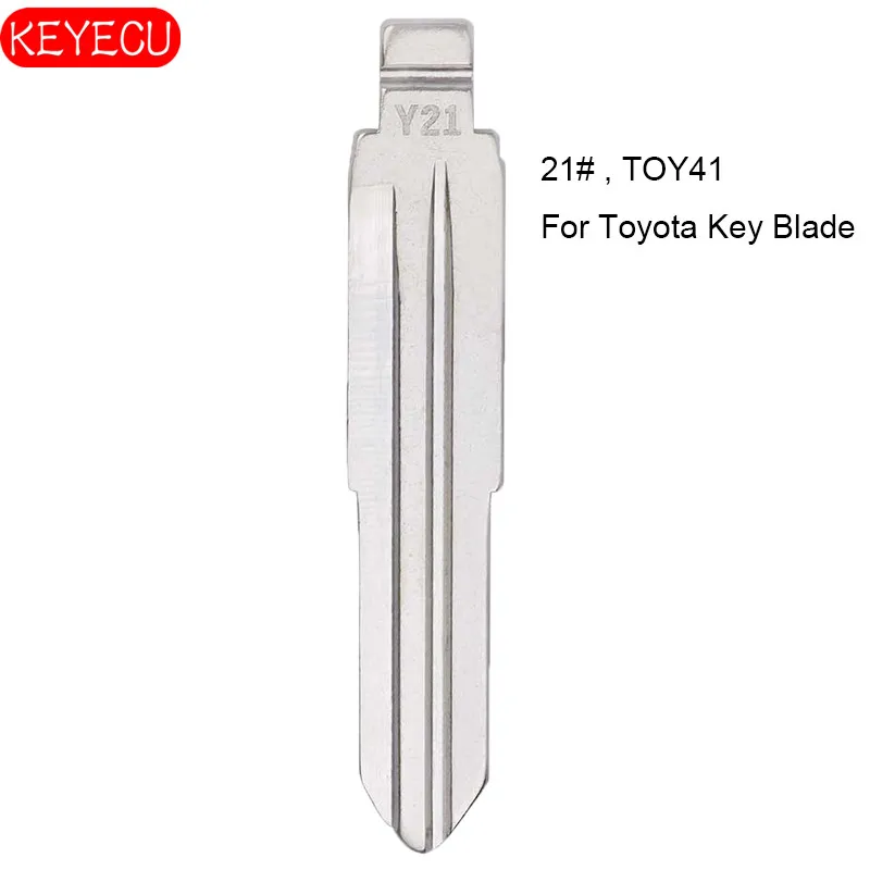 

KEYECU 10PCS/lot KEYDIY Universal Remotes Flip Blade 21# , TOY41 for Toyota