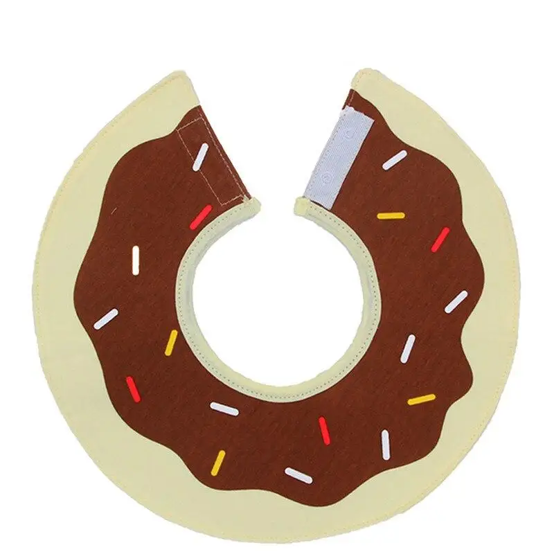 Baby Bibs Waterproof Cotton Baby Feeding Apron O Type Cute Baby Bibs Girls Boys Cartoon Feeding Scarf Bib Collar Bib Burp Cloth