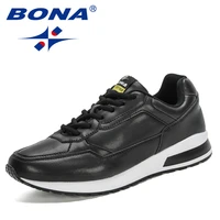 bona 2021 new designers running shoes comfortable sport shoes men lightweight walking shoes man sneakers athletic footwear comfy