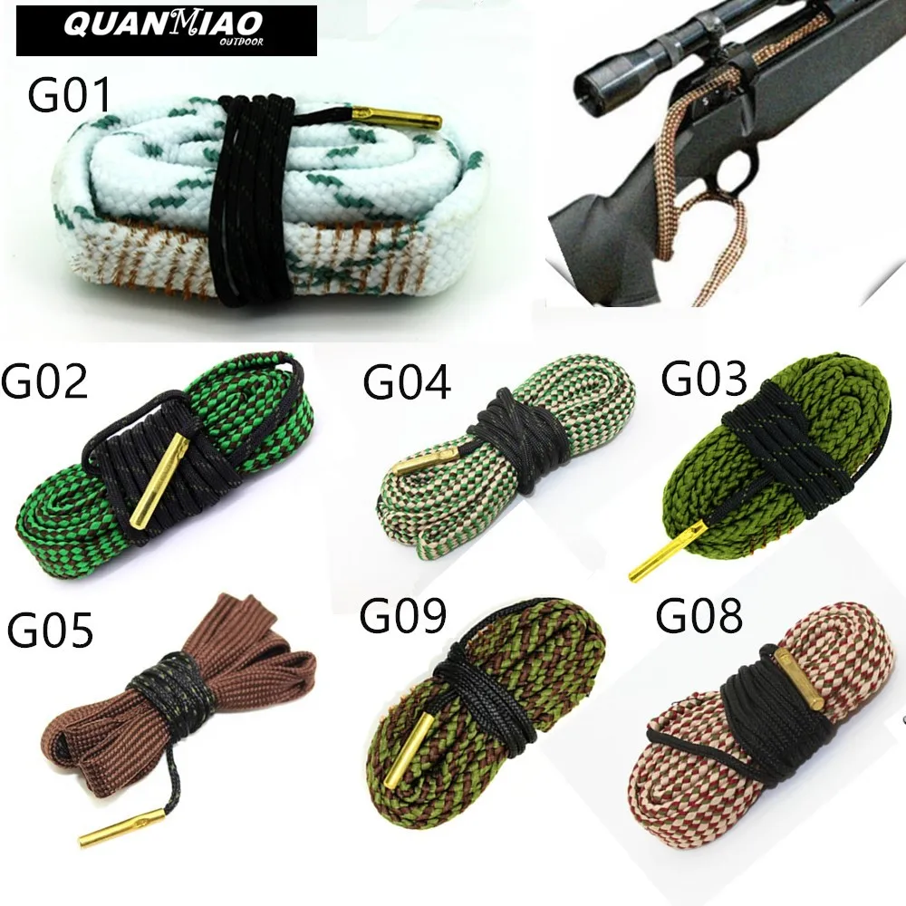 Охотничий пистолет отверстие очиститель Snake.22 Cal.223 Cal.38 Cal& 5,56 мм, 7,62 мм, 12GA устройство для чистки ствол винтовки Калибр змея Rop