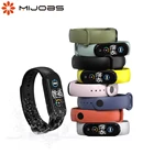 Ремешок для Xiaomi Mi Band 5, браслет для Mi Band 6, силиконовый браслет для Xiaomi Mi Band 5 NFC глобальная версия, Прямая поставка
