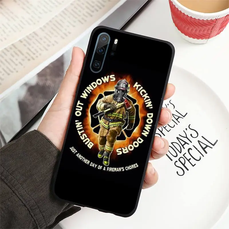 

Firefighter Heroes Fireman Phone Cases For Huawei Honor 7C 7A 8X 8A 9 10 10i Lite 20 NOVA 3i 3e