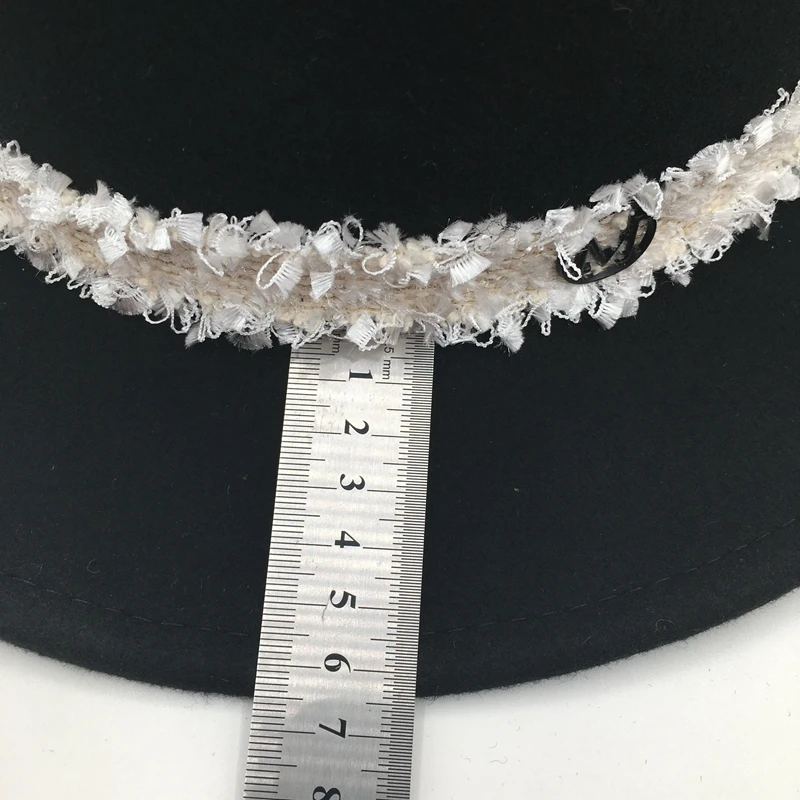 Шерстяная войлочная новая Кепка с сердечками шляпа Джокер черная джазовая mo han