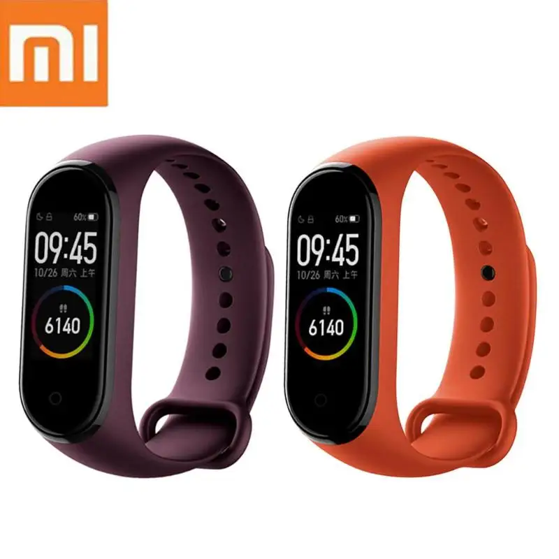 Умный Браслет Xiaomi Mi Band 4 AMOLED 5ATM водонепроницаемый емкостный с датчиком