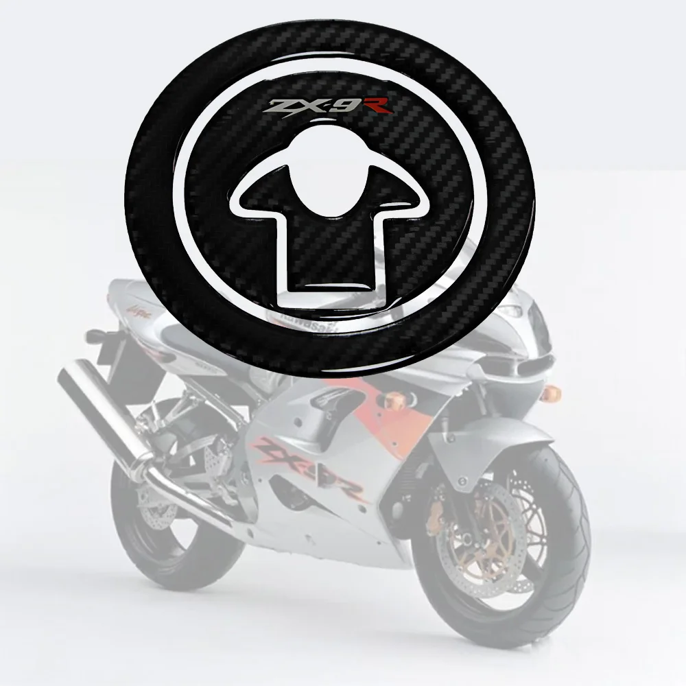 3D углерода взгляд мотоциклов газа масляного топлива кепки Обложка Наклейка из