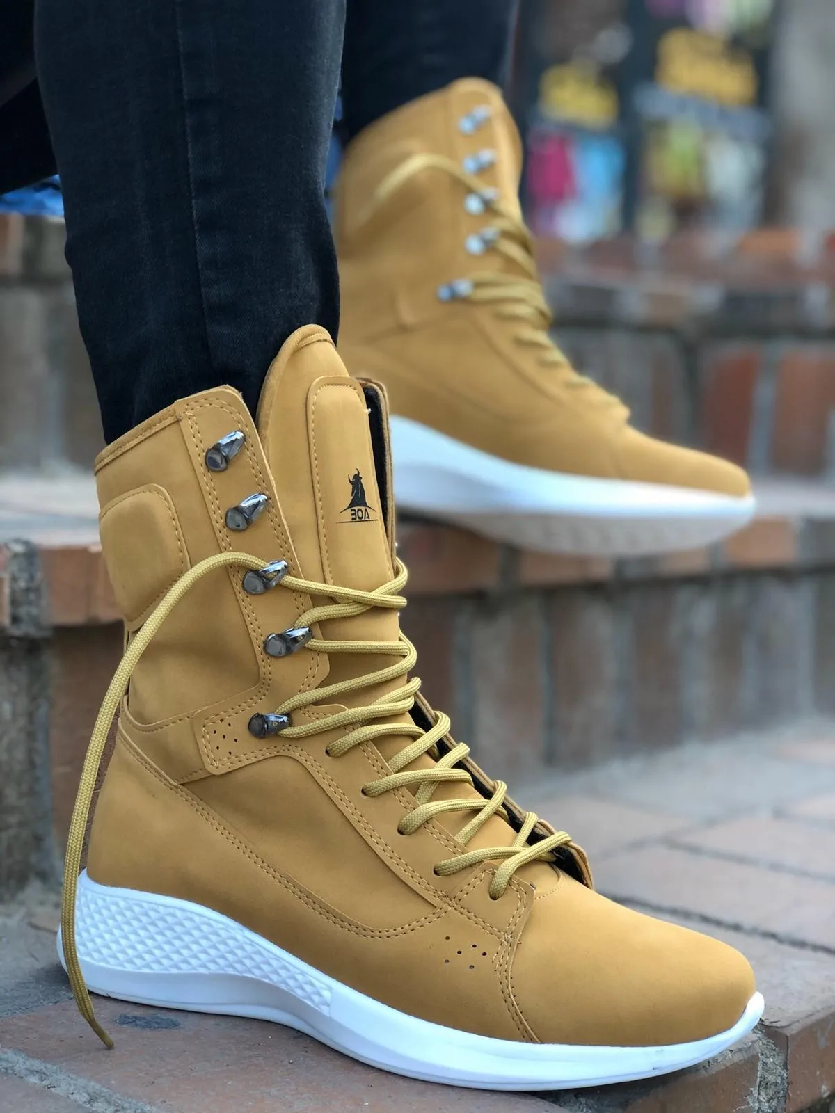 

Sultan S0600 Camel Leather Lace up Boxer Ankle Boots Sports Basic Outdoor Snow Footwear Casual Classic Winter Shoes for Men 2021