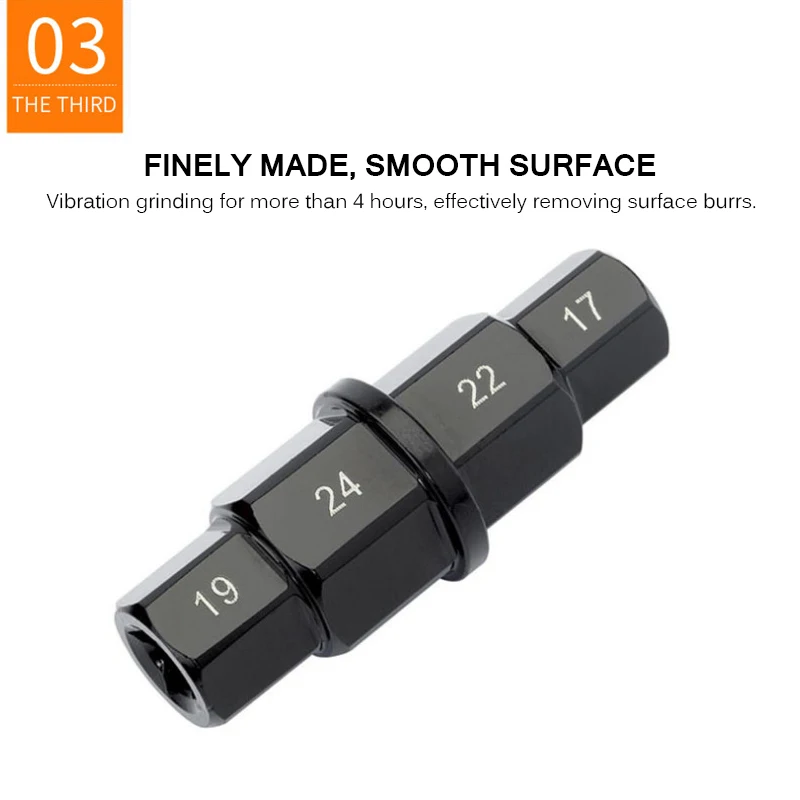 Мост переднего и заднего колеса для мотоцикла Шестигранник 17 19 22 24 мм ось