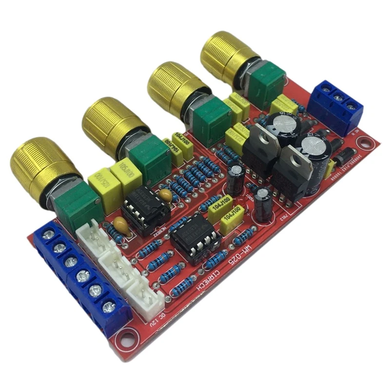 Amplifier Tone Board Fever Level HIFI Preamp NE5532 Kits AC 12V | Электроника
