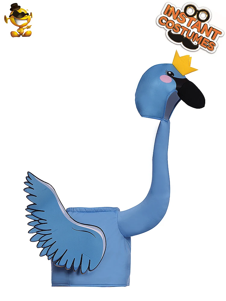 

DSPLAY Blue Swan Costumes Temperament Original New Fashion Children's Festival Party Cosplay Clothes One Size Jumpsuits