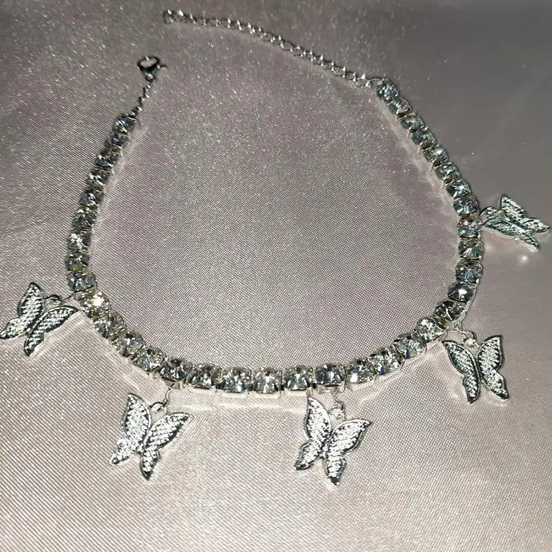 

Butterfly Anklet Bracelet For Women Foot Butterfly Jewelry Women Bracelet Anklet Stainless Steel Foot Butterfly Bracelet