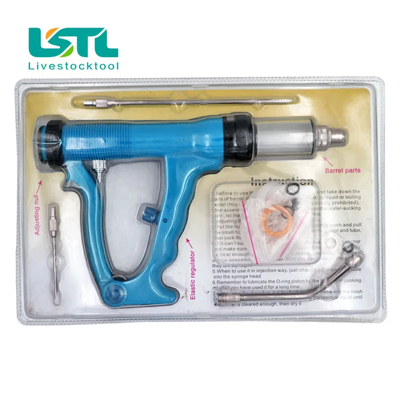 

Animal Veterinary Feeding Gun Continuous Drench Infusion Device Pig/cattle/sheep/chicken Vaccine Injection 10/20/30/50ML