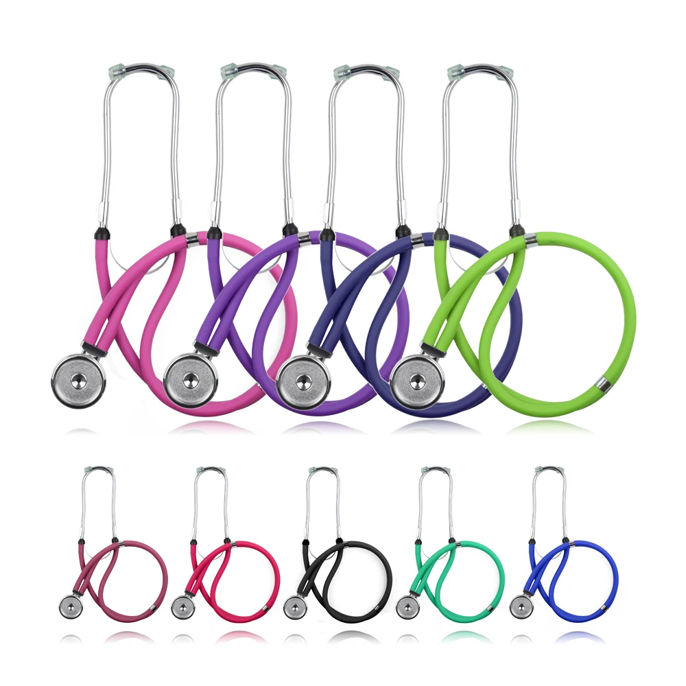 

Professional Medical Dual Head Sprague Rappaport Type Stethoscope with Accessories Doctor Cardiology Nurse Cute Stethoscope