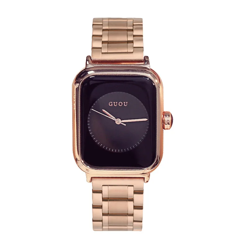 

Women Watches Luxury Brand Quartz Wristwatches Ladies Creative Square Steel Wrist Watch Women Simple Elegant Female Clock Woman