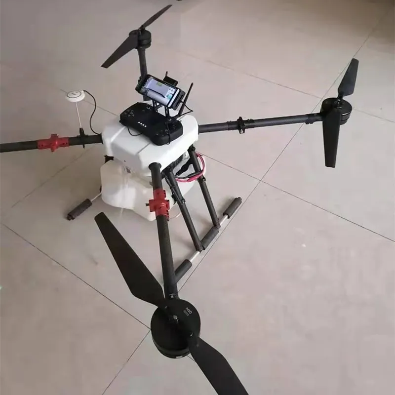 6L необитаемая машина 4 оси 6L сельскохозяйственный Дрон распыление БПЛА RC Дрон пустой карбоновый каркас туман сельскохозяйственная машина
