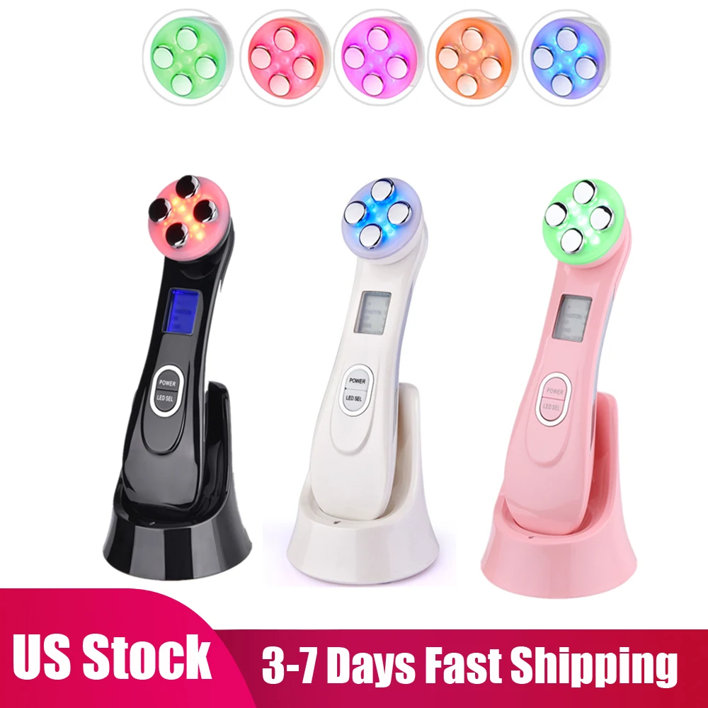 Лицевая радиочастотная мезотерапия ЭМС Электропорация светодиодный фотон