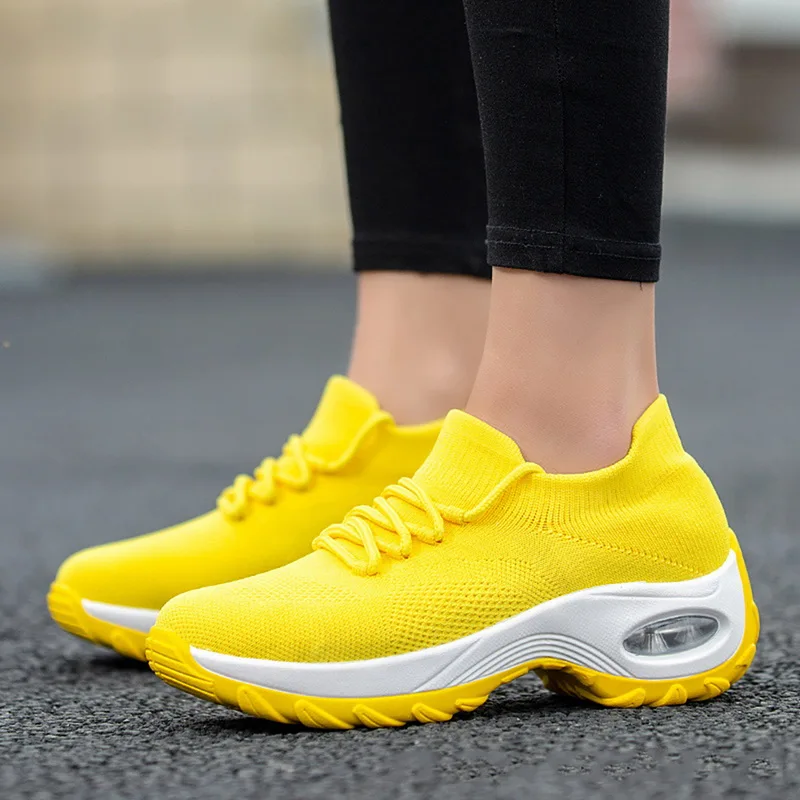 LASPERAL 2019 Platform Sneakers Shoes Breathable Casual Fashion Height Increasing Ladies Plus Size 36-42 | Обувь