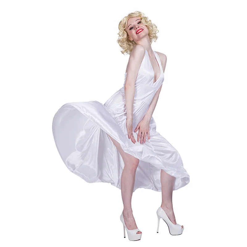 

Festive party stage performance Halloween Monroe costume cosplay costume