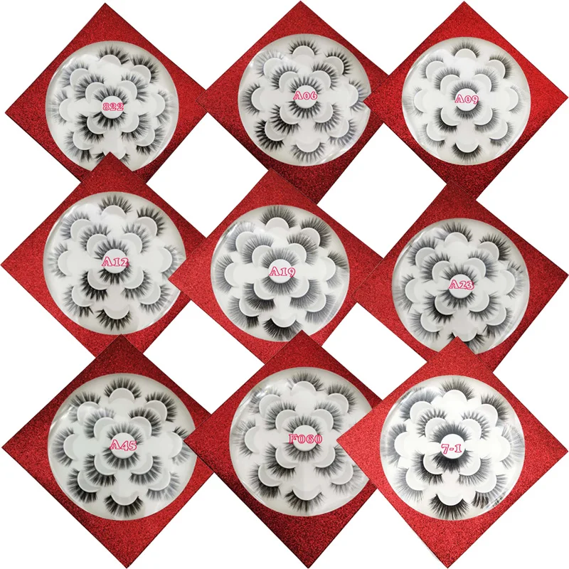 16 пар норковых ресниц длинные объемные норковые ресницы толстые 3D Искусственные