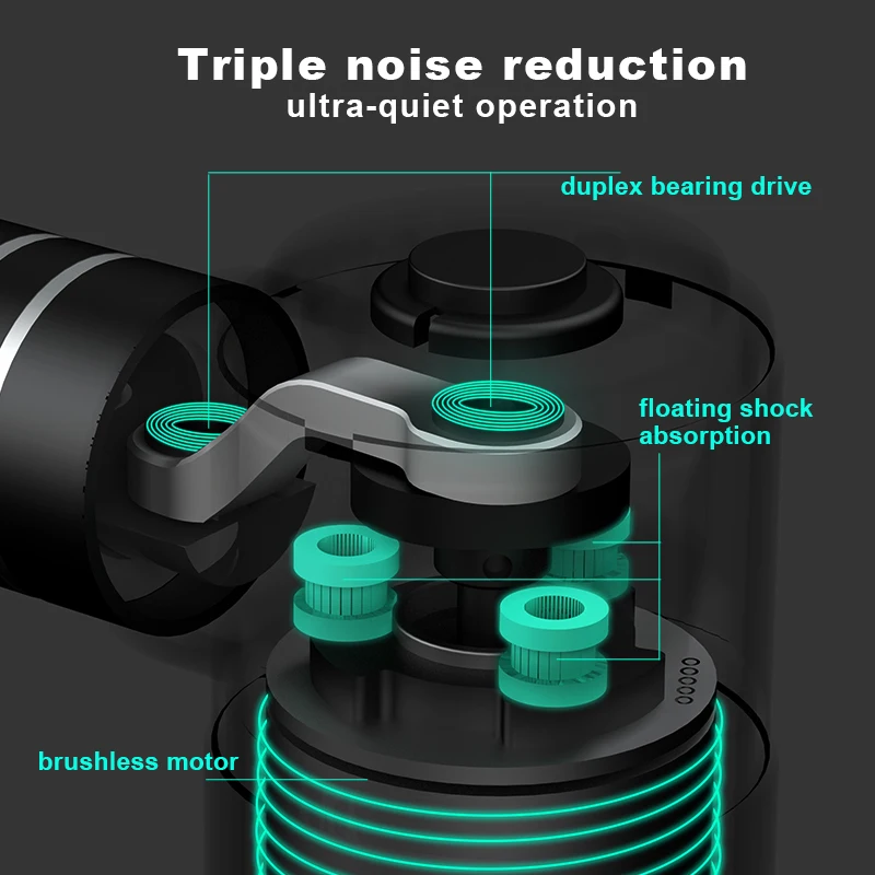 Супер мини-пистолет Fascia супер тихий мощный 90 дней работы от батареи