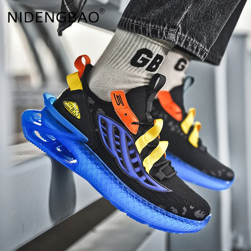 New Design Mens Sneakers Casual Shoes Basketball Breathable Damping Anti Skid Cool Man Jogging Running Sports Shoes Size 39-46