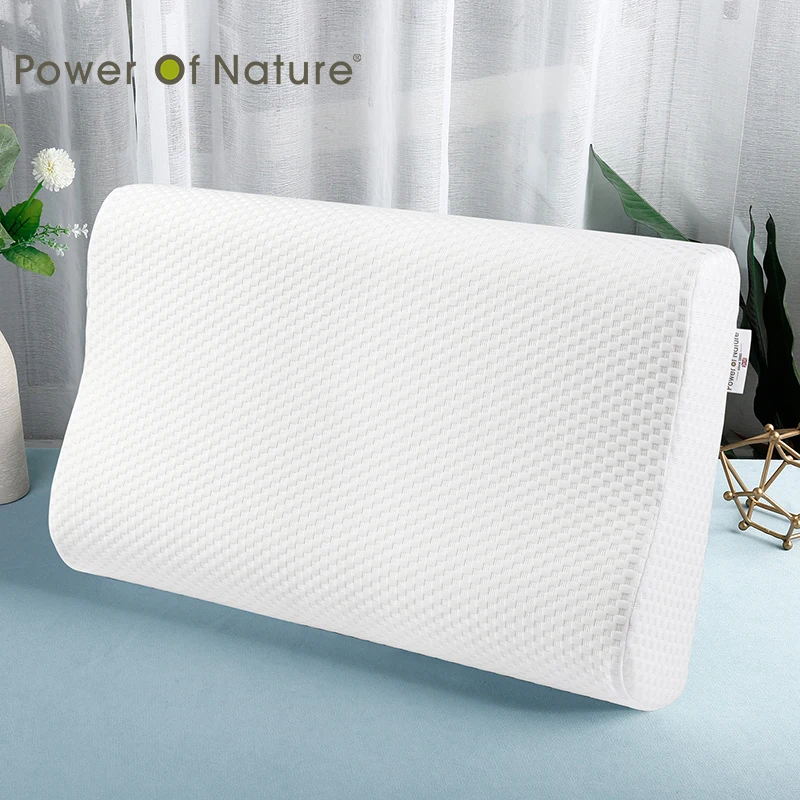 

Power Of Nature Cervical Neck Roll Pillow Cylinder Round Cushion Bolster Support Memory Foam For Head Neck Spine Lumbar Traction