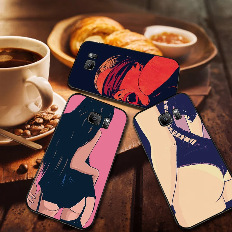Пикантные властная татуировки для девочек Мягкий силиконовый чехол телефона