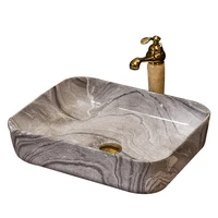 european style marble wash basin bathroom sinks countertop sink ceramics washbasin lavamanos washing hand basin toilet sink