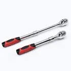 Ключ с храповым механизмом 38 дюйма, хромированная сталь, 72 зубца, телескопический торцевой ключ с храповым механизмом