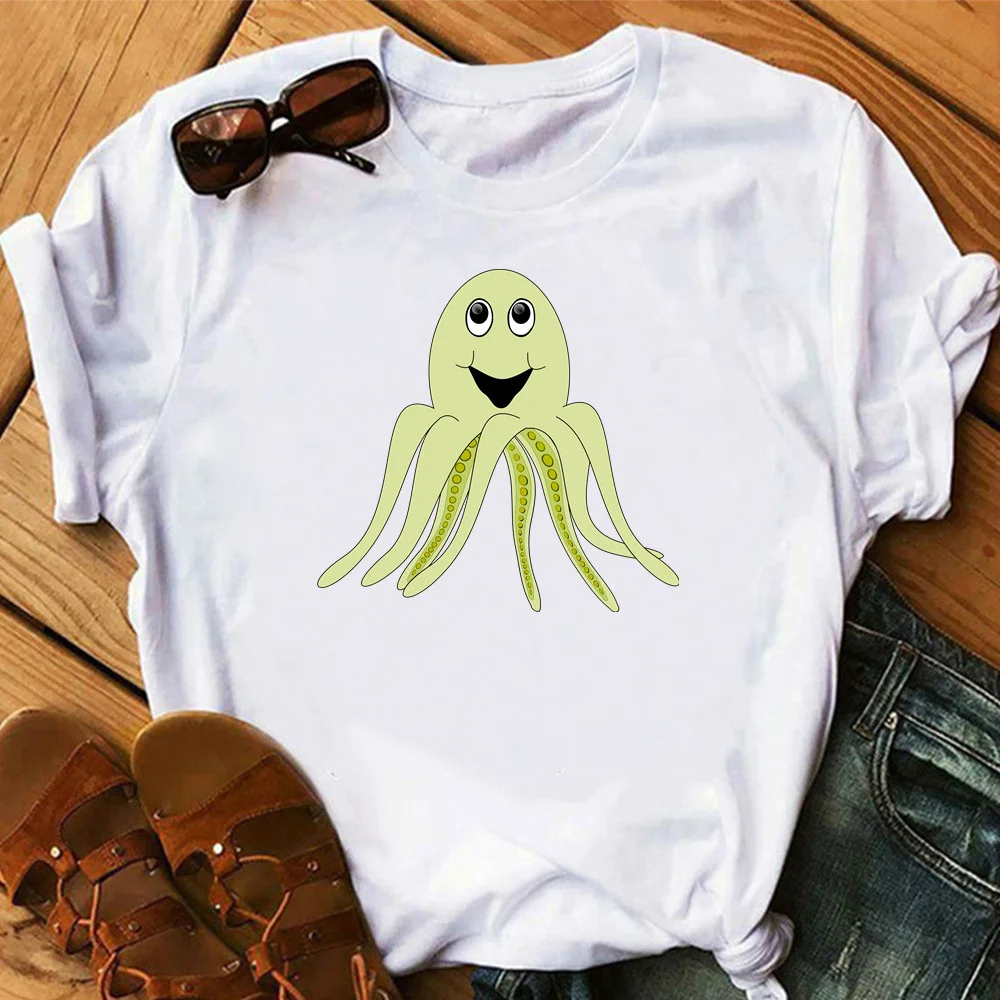 

Cartoon T-shirt Women's High quality printing T-shirt Short sleeve Clothes TX8464
