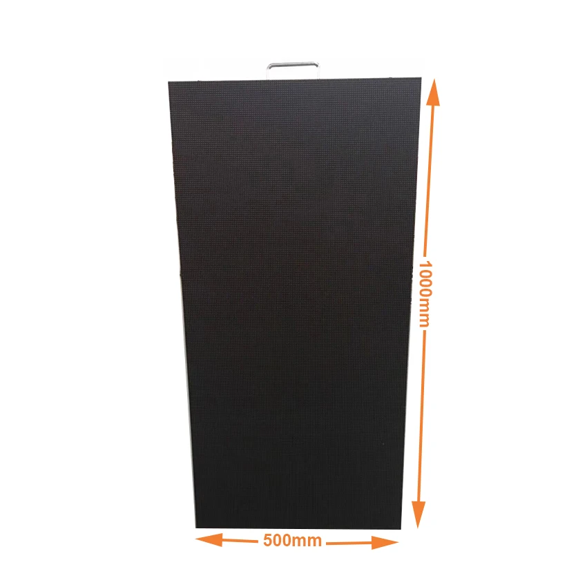 Открытый SMD1921 Цифровой RGB 500*1000 мм водонепроницаемый IP65 полный цвет P3.91 P4.81