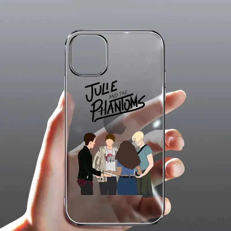 

American TV Julie and the Phantoms Phone Case Transparent for iPhone Samsung 11 12 6 7 8 9 30 Pro X Max XR Plus lite