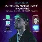 Brainlink PRO EEG гарнитура ЭКГ обратная связь Фокус Обучение головная повязка EEG Brainwave Обнаружение эмоций с многопользовательской интерактивной игрой