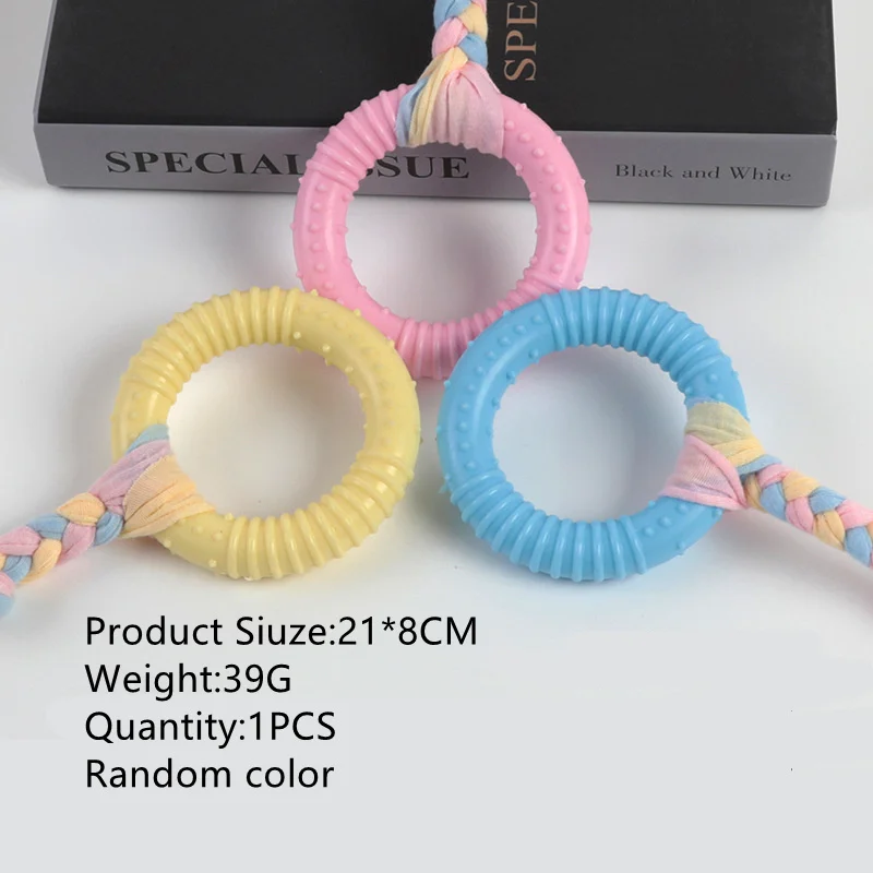 Новинка веревочный узел игрушки для домашних животных собака Интерактивная