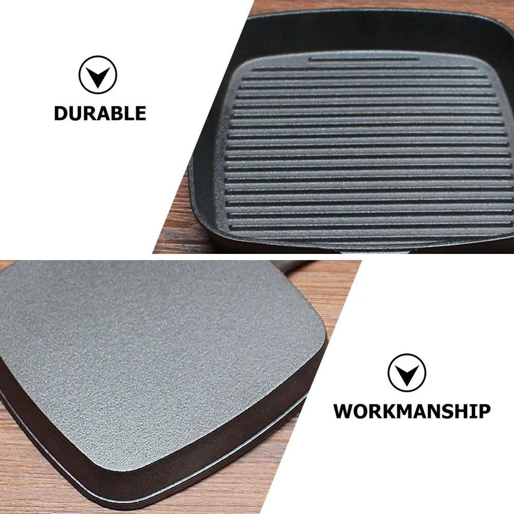 

2pcs Non-stick Handle Iron Frying Cooking Pan Breakfast Egg Pot Cookware