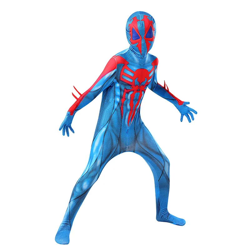 Костюм Супергероя человека-паука для мальчиков 2099 боди 3D костюмы косплея на