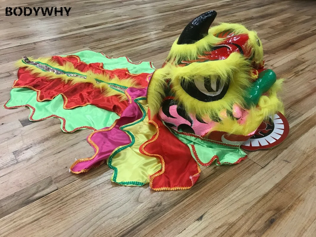 Хэллоуин красочный танцевальный костюм льва ручной работы мультфильм персонаж