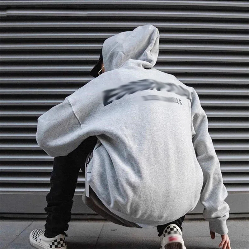 

EssentialsMen Hoodies New Multicolor Comfort Sweatshirt Men And Women Autumn And Winter Plus Velvet Knit Solid ColorHoodies