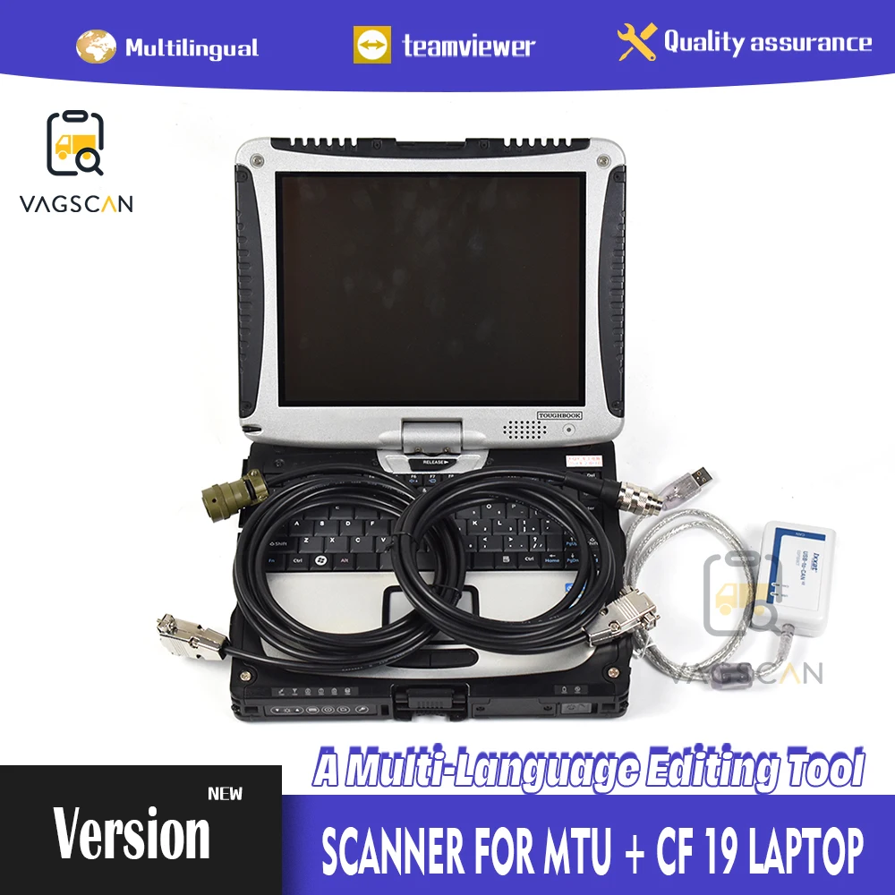 

CF 19 CF C2 laptop For MTU Diasys 2.72 diagnostic kit USB-to-CAN MEDC ADEC Full Kit controllers diagnosis scanner tool
