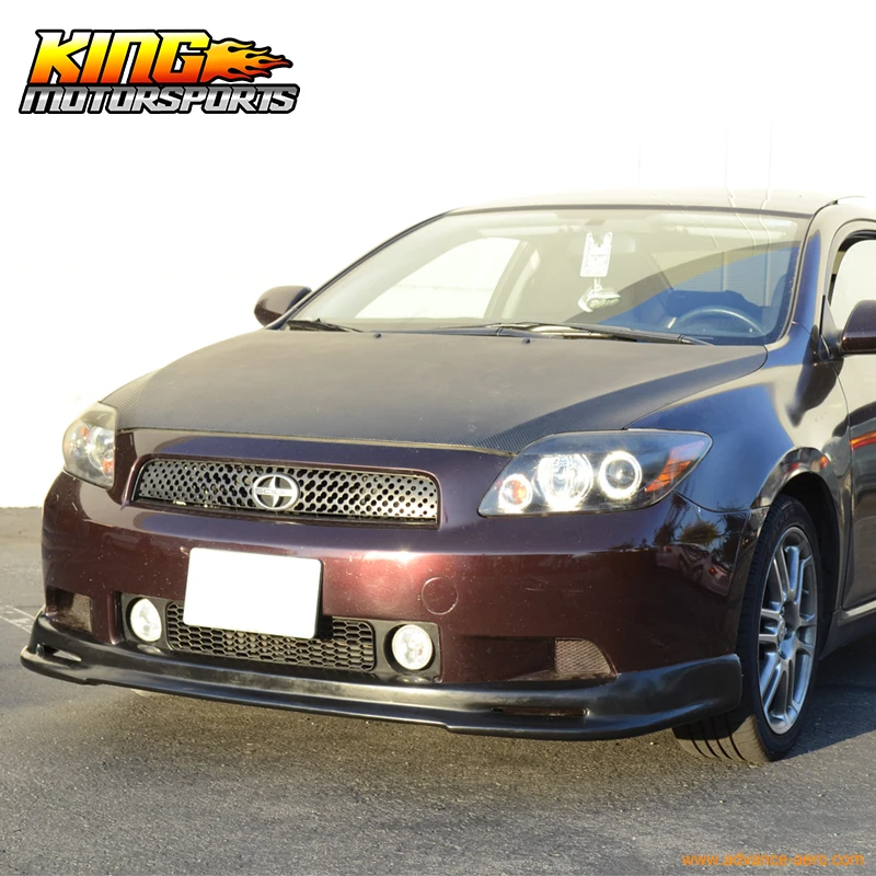 Подходит для 05-10 Scion TC передний бампер спойлер PU поли Уретановая кружка Стиль