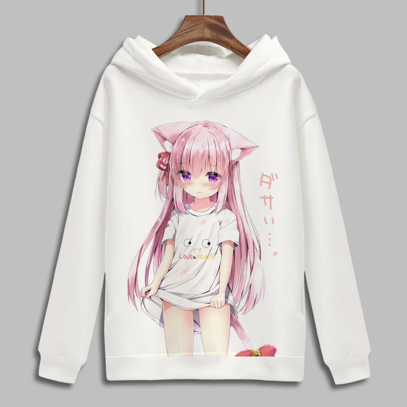 Это на заказ с изображением кролика Бесплатная доставка? Худи для косплея Hoto Kokoa